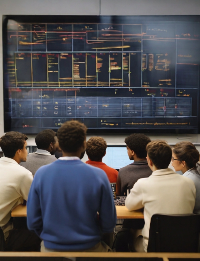 Grupo de estudiantes latinos en un programa técnico de internacionalización